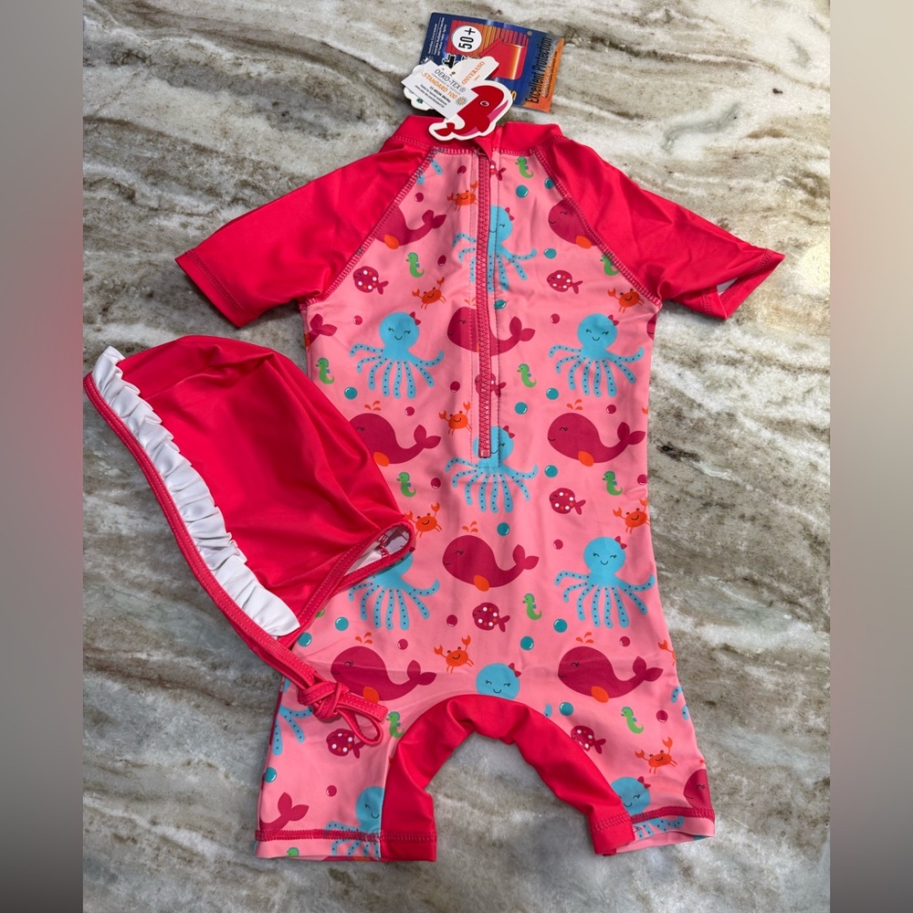 Infant baby girl swimsuit
